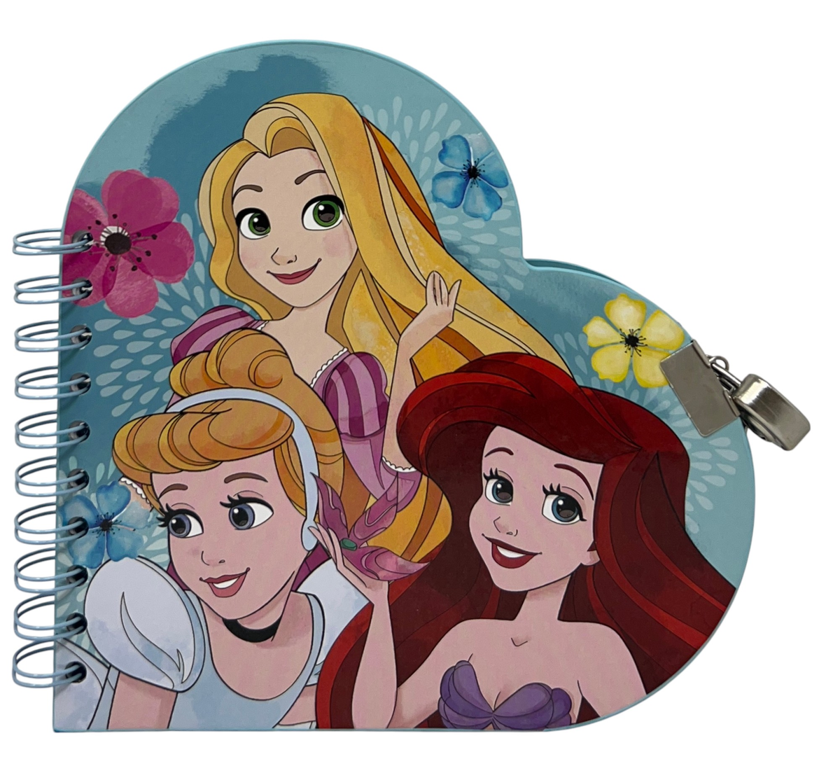Diario con Penna Principesse DISNEY Agenda a Forma di Cuore con Lucchetto - 07709