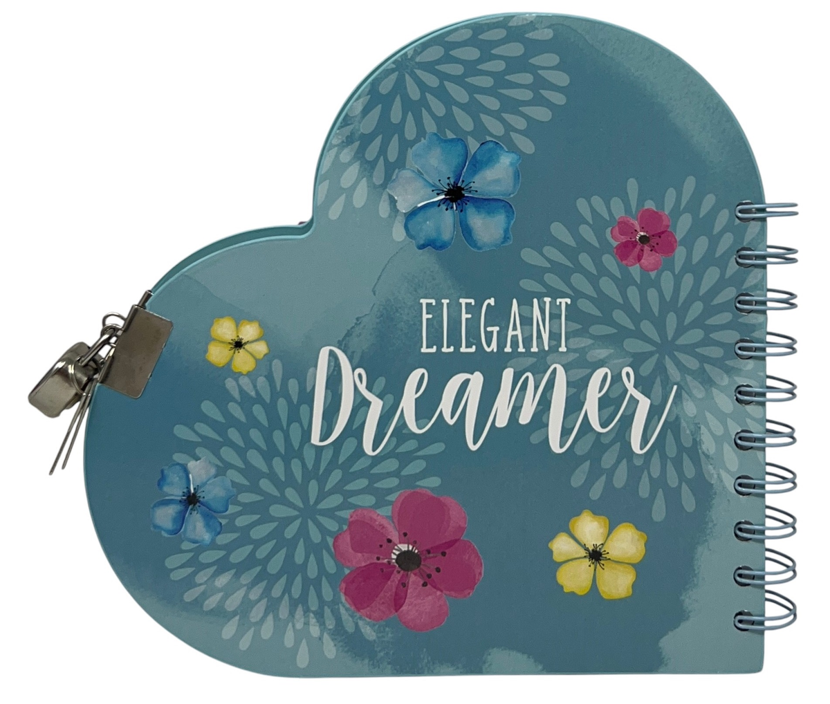 Diario con Penna Principesse DISNEY Agenda a Forma di Cuore con Lucchetto - 07709