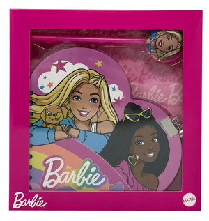 Diario con Penna Barbie Agenda a Forma di Cuore con Lucchetto - 07711