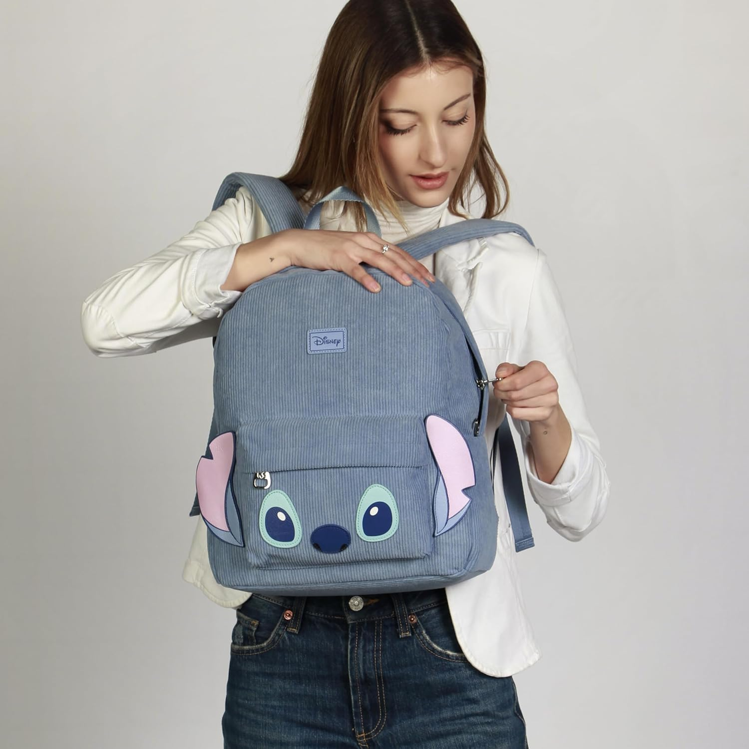 Zaino Modello Americano Stitch DISNEY Borsa 36 CM Porta Computer - 08028