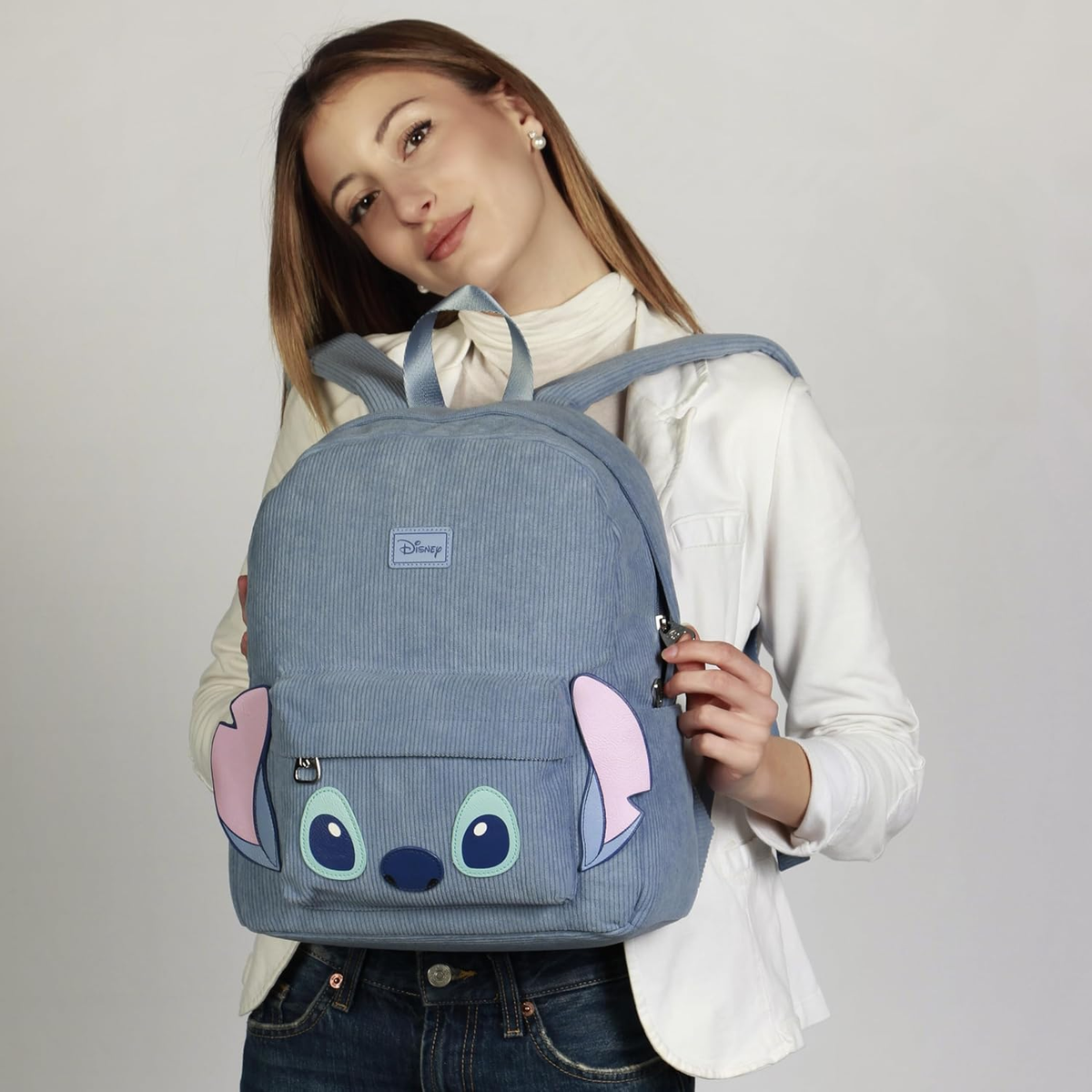 Zaino Modello Americano Stitch DISNEY Borsa 36 CM Porta Computer - 08028