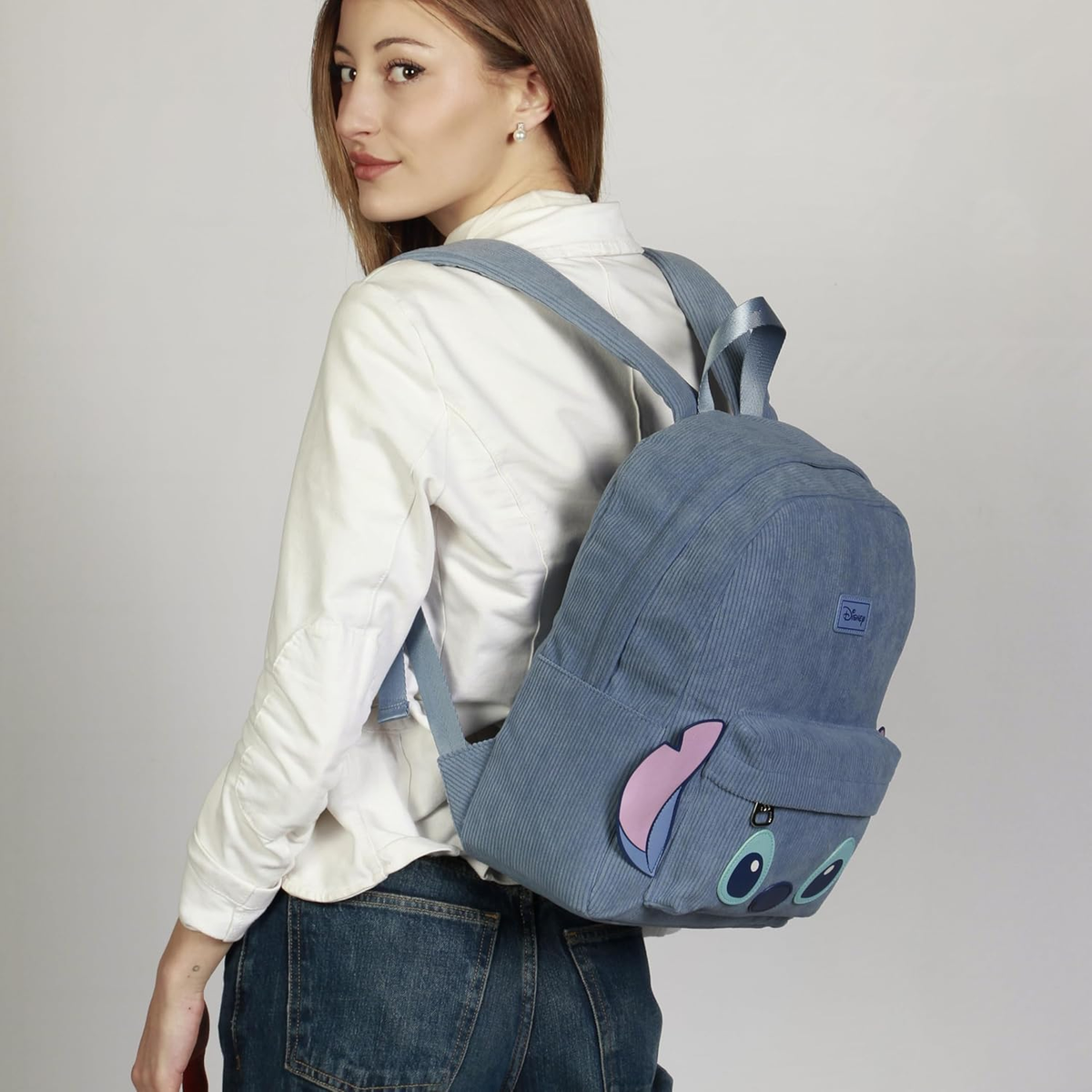 Zaino Modello Americano Stitch DISNEY Borsa 36 CM Porta Computer - 08028