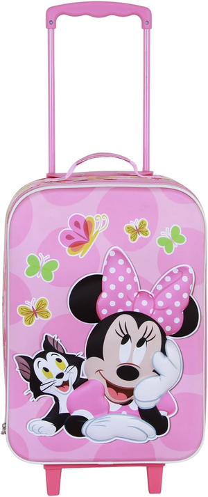 Trolley da Viaggio Minnie DISNEY Valigia Morbida in Tessuto con Manico Allungabile - 08803