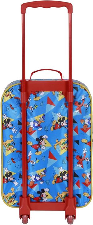 Trolley da Viaggio Topolino DISNEY Valigia Morbida in Tessuto con Manico Allungabile - 08805