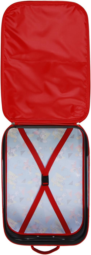 Trolley da Viaggio Topolino DISNEY Valigia Morbida in Tessuto con Manico Allungabile - 08805