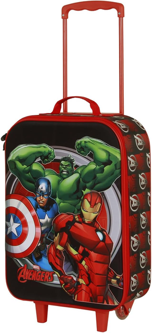 Trolley da Viaggio Avengers MARVEL Valigia Morbida in Tessuto con Manico Allungabile - 08806