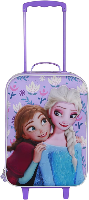 Trolley da Viaggio Frozen DISNEY Valigia Morbida in Tessuto con Manico Allungabile - 08809