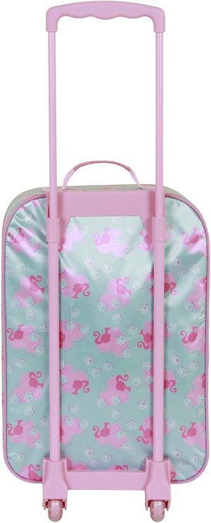 Trolley da Viaggio Barbie Valigia Morbida in Tessuto con Manico Allungabile - 08811