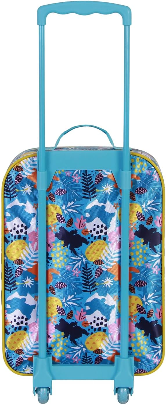 Trolley da Viaggio Stitch DISNEY Valigia Morbida in Tessuto con Manico Allungabile - 08812