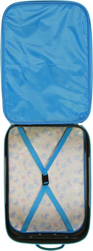 Trolley da Viaggio Stitch Angel DISNEY Valigia Morbida in Tessuto con Manico Allungabile - 08813