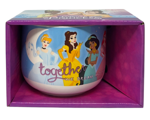 Tazza Larga Jumbo Principesse DISNEY in Ceramica 380 Ml in Scatola - D06586mc