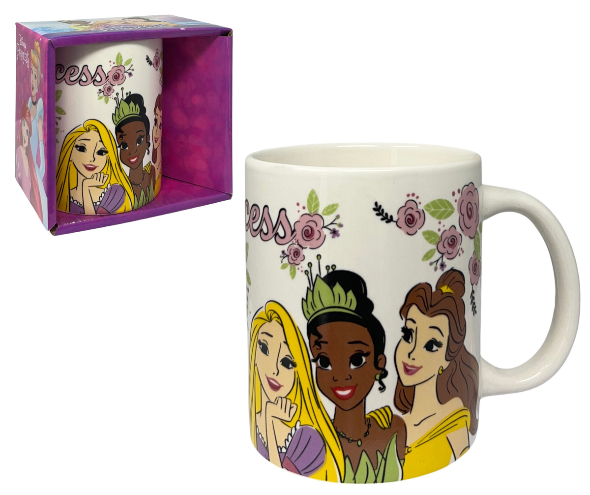 Tazza Mug Principesse DISNEY in Ceramica 350 Ml in Scatola - D06587mc