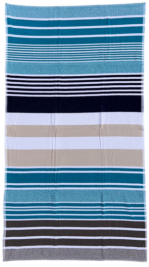 Telo Mare in 100% Cotone Asciugamano 190 X 70 CM Accessorio Spiaggia Piscina