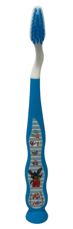 Spazzolino Bing con Cappuccio Setole Morbide Manico Ergonomico - Q05449mcazzurro