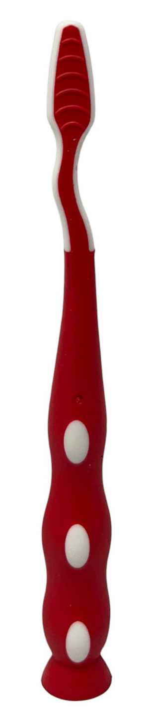 Spazzolino Bing con Cappuccio Setole Morbide Manico Ergonomico - Q05449mcrosso