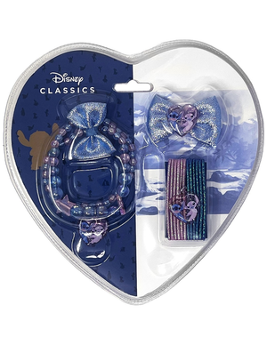 Set Accessori Capelli e Collana Stitch DISNEY 14 Pezzi Elastici Fermaglio - D06577mc