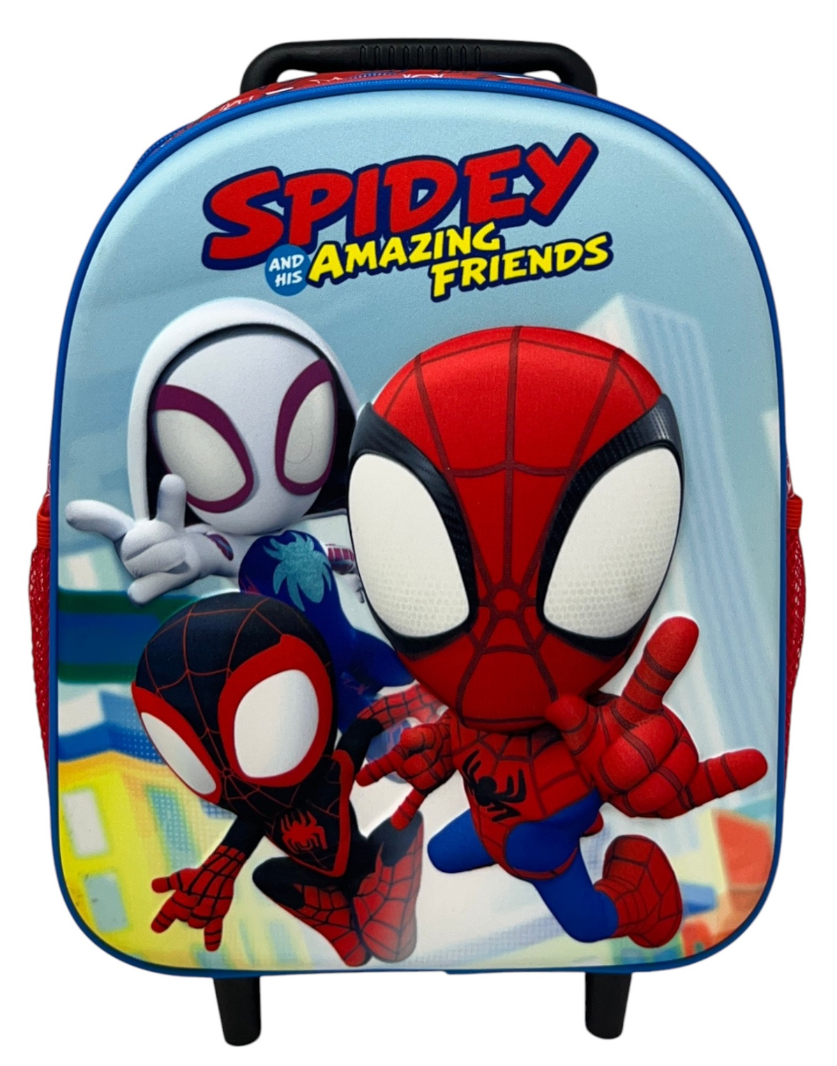 Zaino Asilo Trolley 3d Spidey MARVEL Borsa 32 CM Scuola Tempolibero Bambini - M09339mc