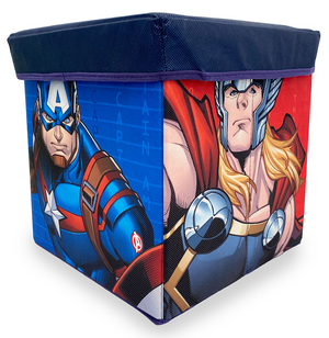 Pouf Contenitore Avengers MARVEL Multifunzione Porta Oggetti per Sedersi 30 CM - Ave24-4311