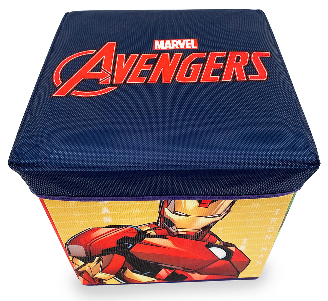 Pouf Contenitore Avengers MARVEL Multifunzione Porta Oggetti per Sedersi 30 CM - Ave24-4311