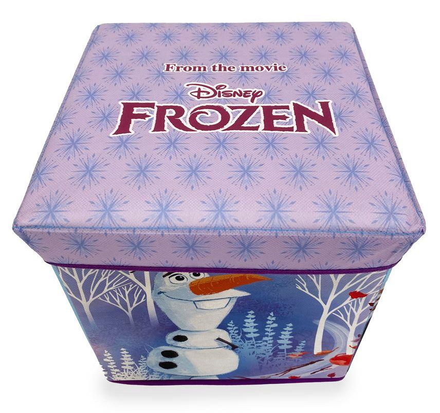 Pouf Contenitore Frozen DISNEY Multifunzione Porta Oggetti per Sedersi 30 CM - Fro24-4312