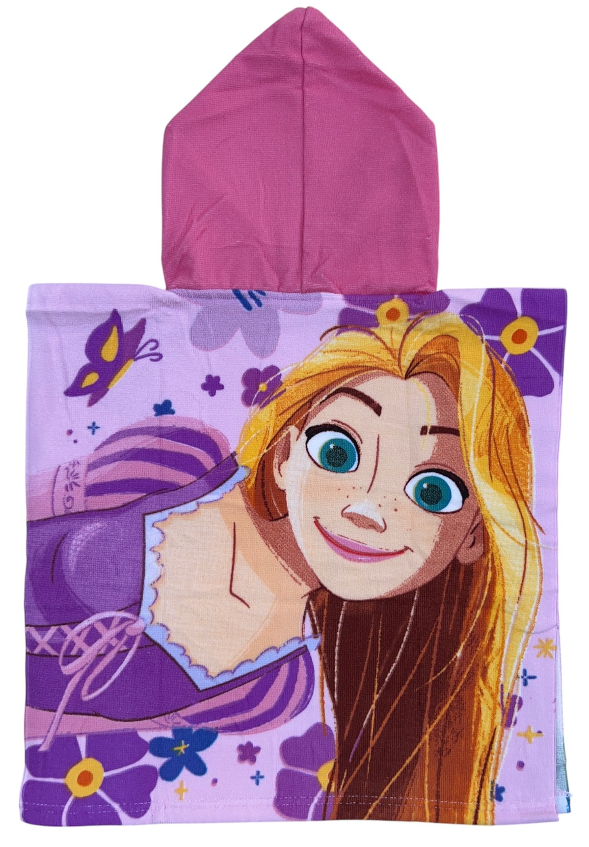 Poncho Mare Principesse DISNEY 100 X 50 CM Accappatoio per Bambini 100% Pl - Pri36-5097