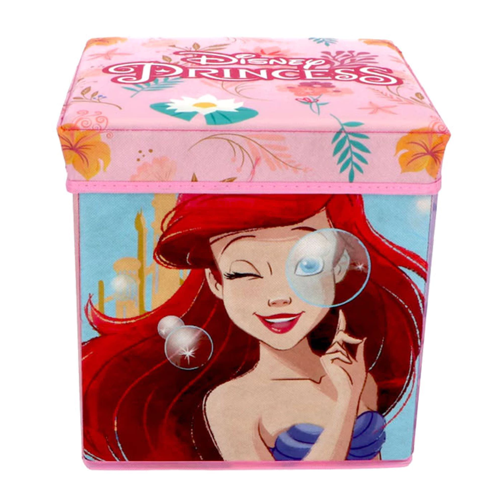 Pouf Contenitore Principesse DISNEY Multifunzione Porta Oggetti per Sedersi 30 CM - Pri24-4308