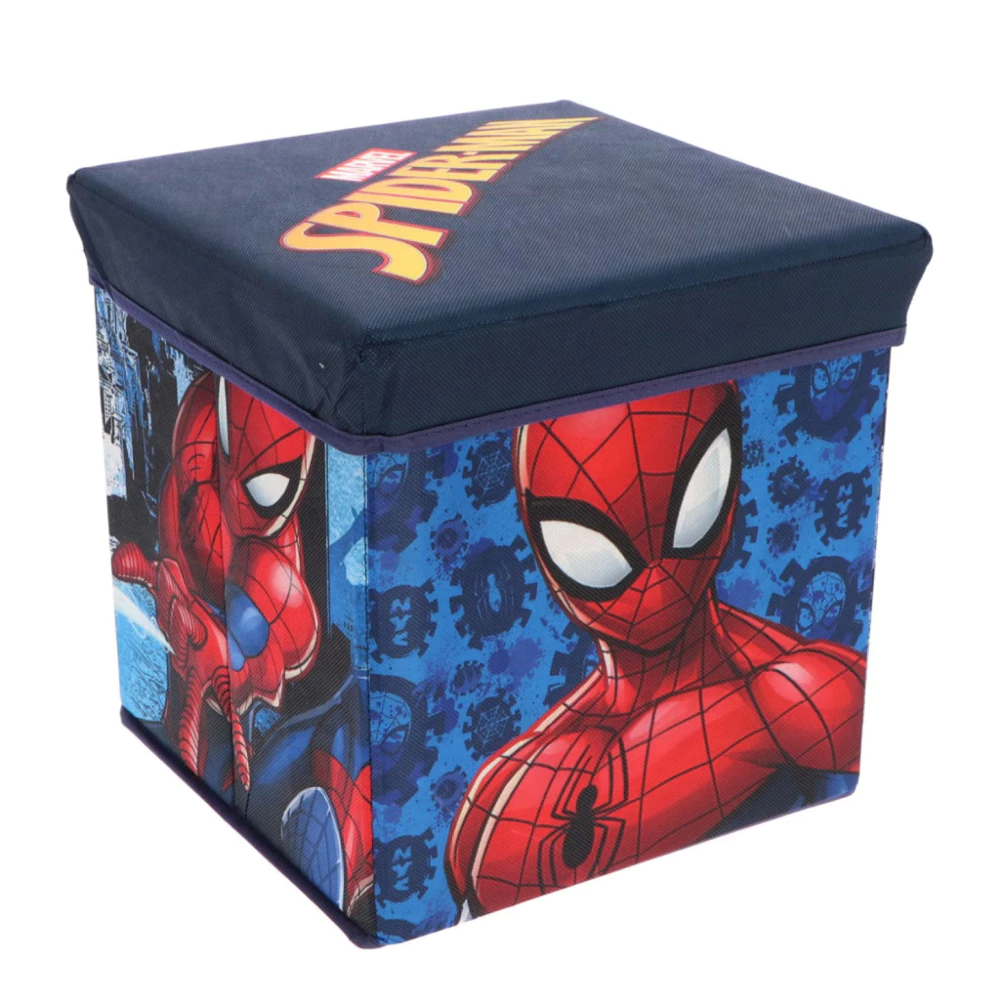 Pouf Contenitore Spiderman MARVEL Multifunzione Porta Oggetti per Sedersi 30 CM - Spi24-4309