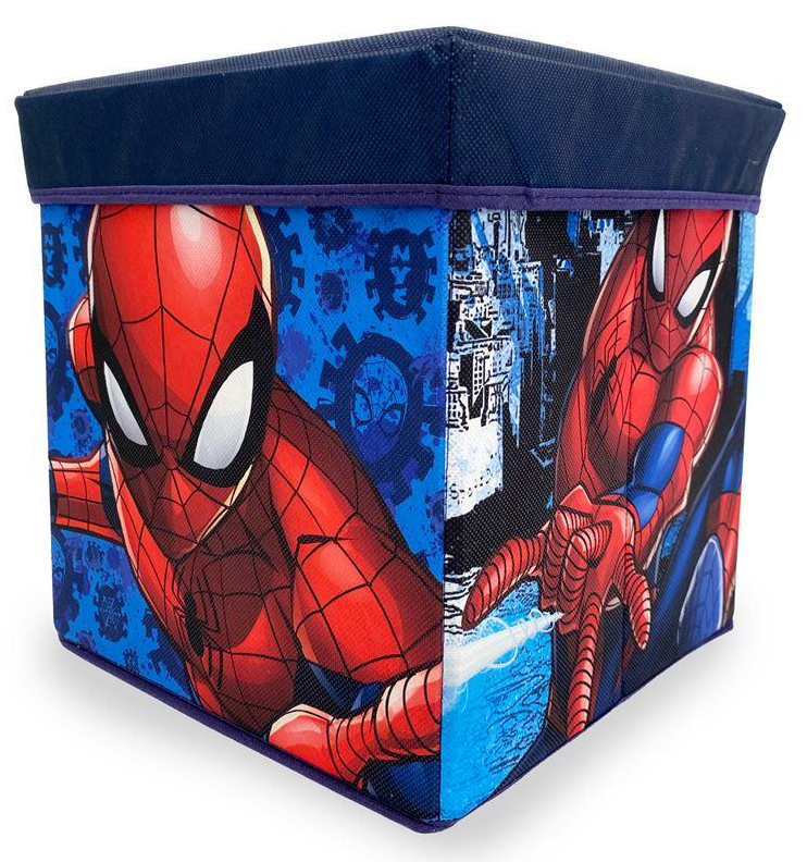 Pouf Contenitore Spiderman MARVEL Multifunzione Porta Oggetti per Sedersi 30 CM - Spi24-4309