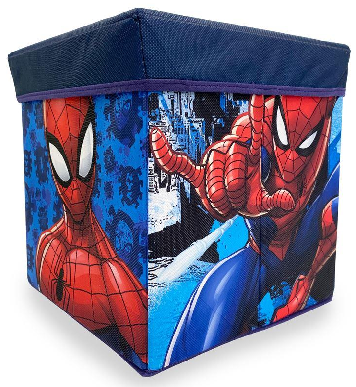 Pouf Contenitore Spiderman MARVEL Multifunzione Porta Oggetti per Sedersi 30 CM - Spi24-4309