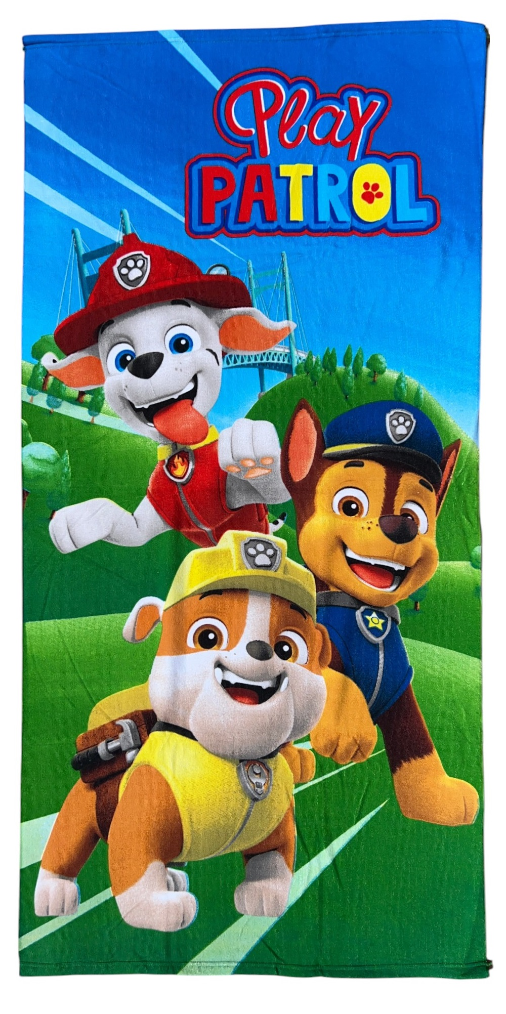 Telo Mare Paw Patrol Asciugamano per Bambini in Microfibra CM 140x70 - Paw24-1019