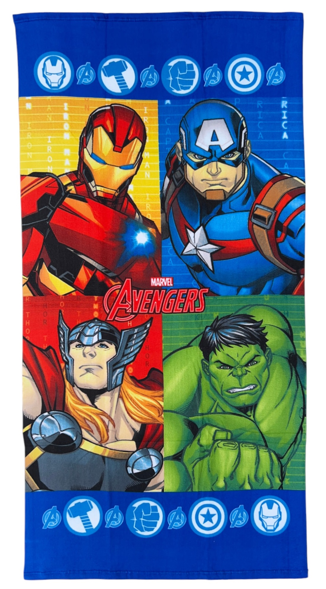 Telo Mare Avengers MARVEL Asciugamano per Bambini in Microfibra CM 140x70 - Ave36-5000
