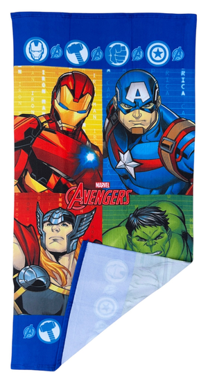 Telo Mare Avengers MARVEL Asciugamano per Bambini in Microfibra CM 140x70 - Ave36-5000