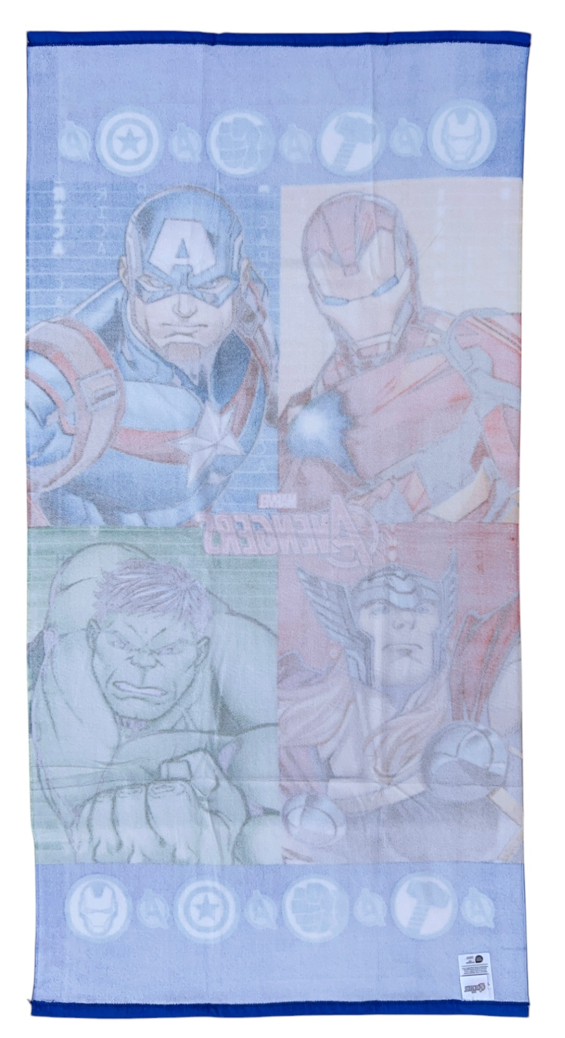 Telo Mare Avengers MARVEL Asciugamano per Bambini in Microfibra CM 140x70 - Ave36-5000