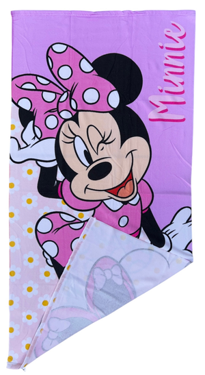 Telo Mare Minnie DISNEY Asciugamano per Bambini in Microfibra CM 140x70 - Min36-5016