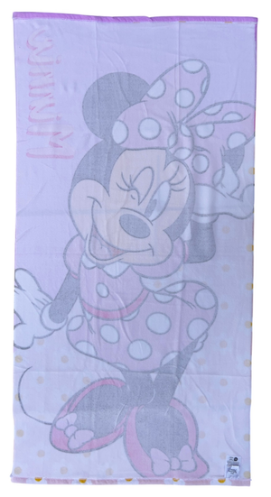 Telo Mare Minnie DISNEY Asciugamano per Bambini in Microfibra CM 140x70 - Min36-5016