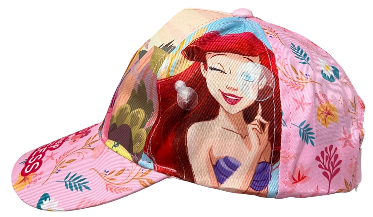 Cappello con Visiera Principesse DISNEY Berretto con Chiusura Regolabile Bambina - Pri36-0111