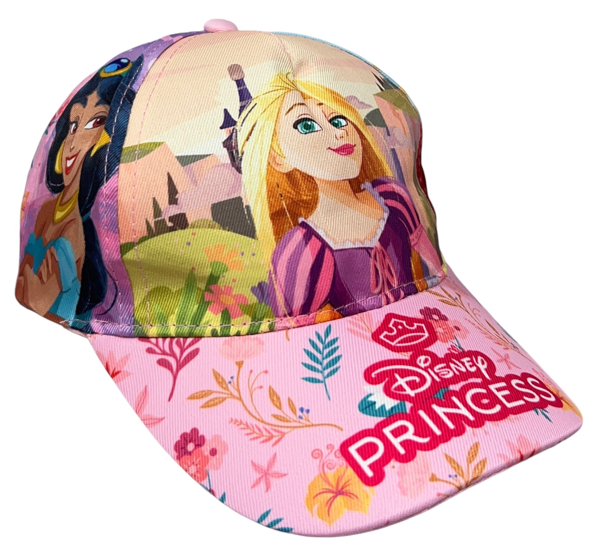 Cappello con Visiera Principesse DISNEY Berretto con Chiusura Regolabile Bambina - Pri36-0111