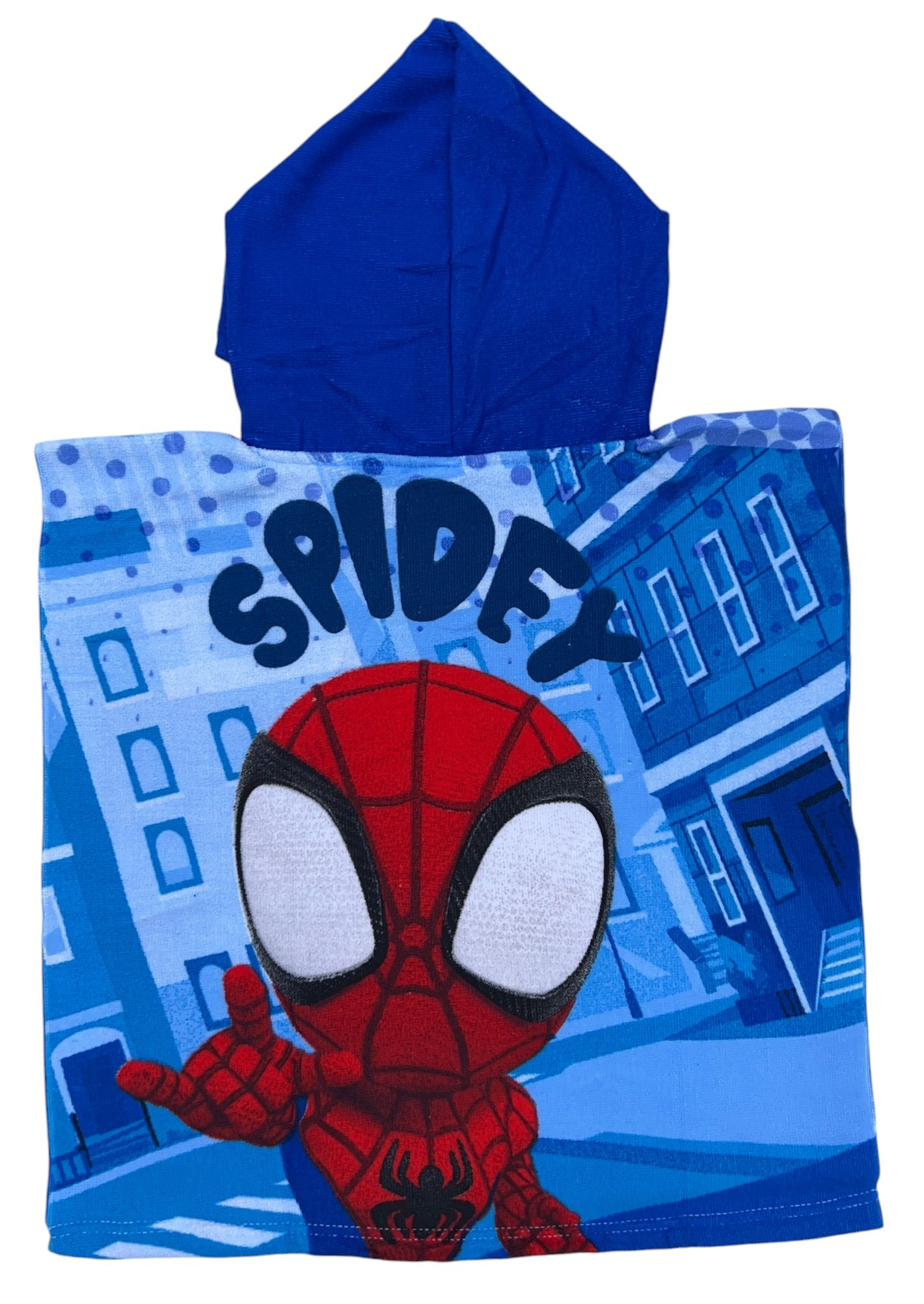Poncho Mare Spidey MARVEL 100 X 50 CM Accappatoio per Bambini 100% Pl - Spi36-5103