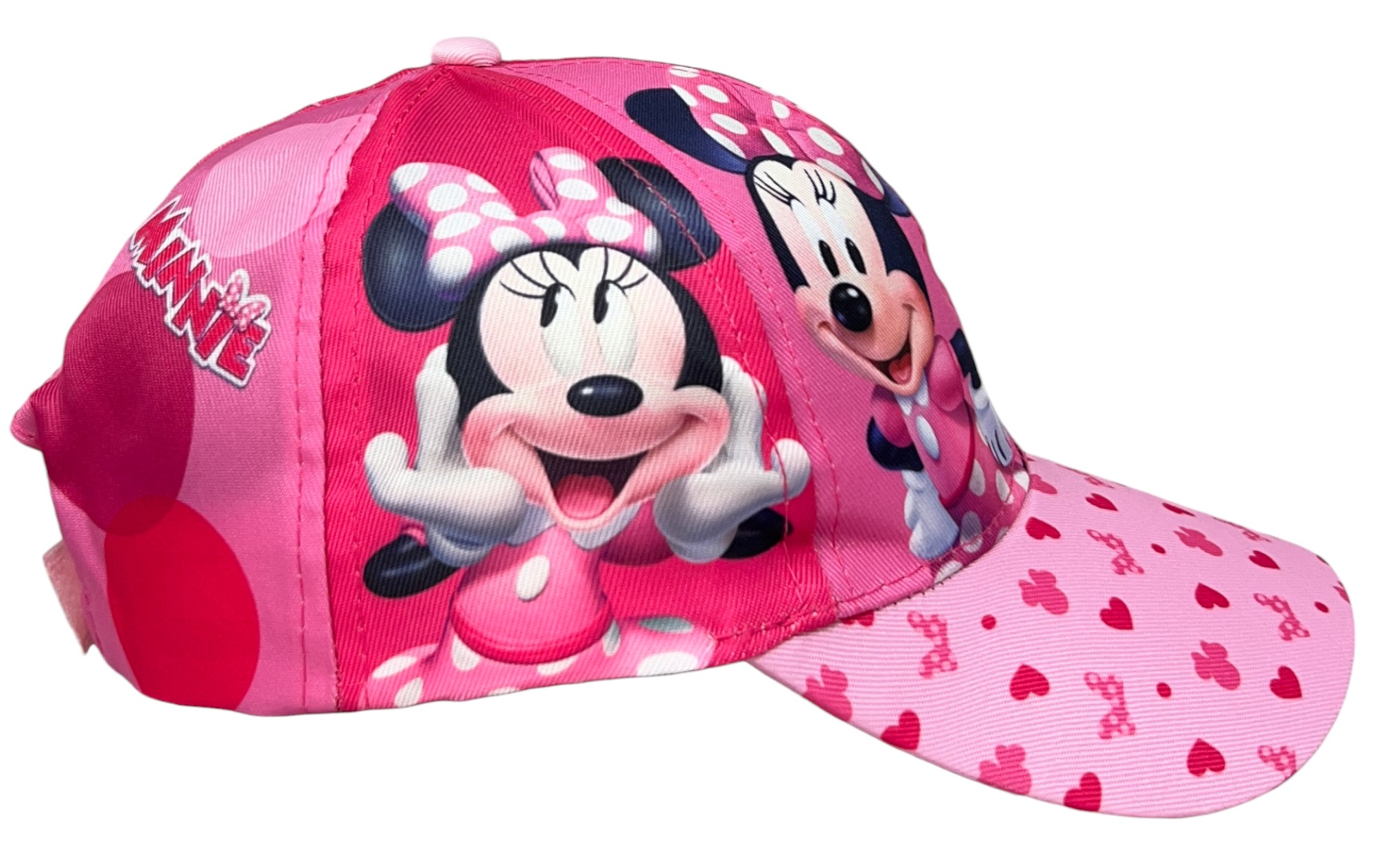 Cappello con Visiera Minnie DISNEY Berretto con Chiusura Regolabile Bambina - Min36-0322