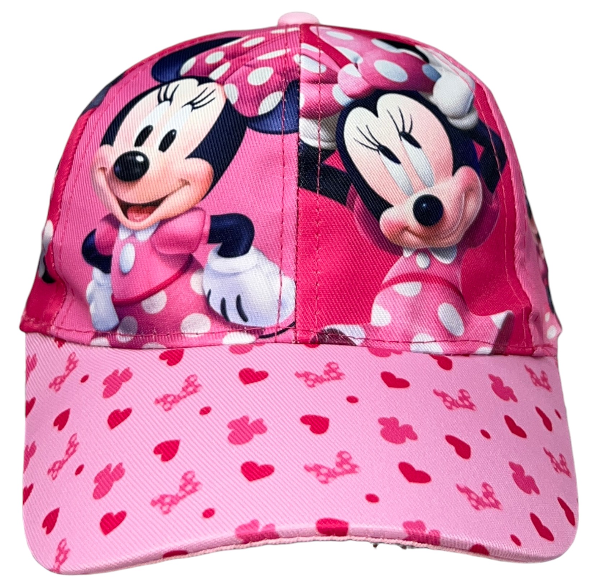 Cappello con Visiera Minnie DISNEY Berretto con Chiusura Regolabile Bambina - Min36-0322
