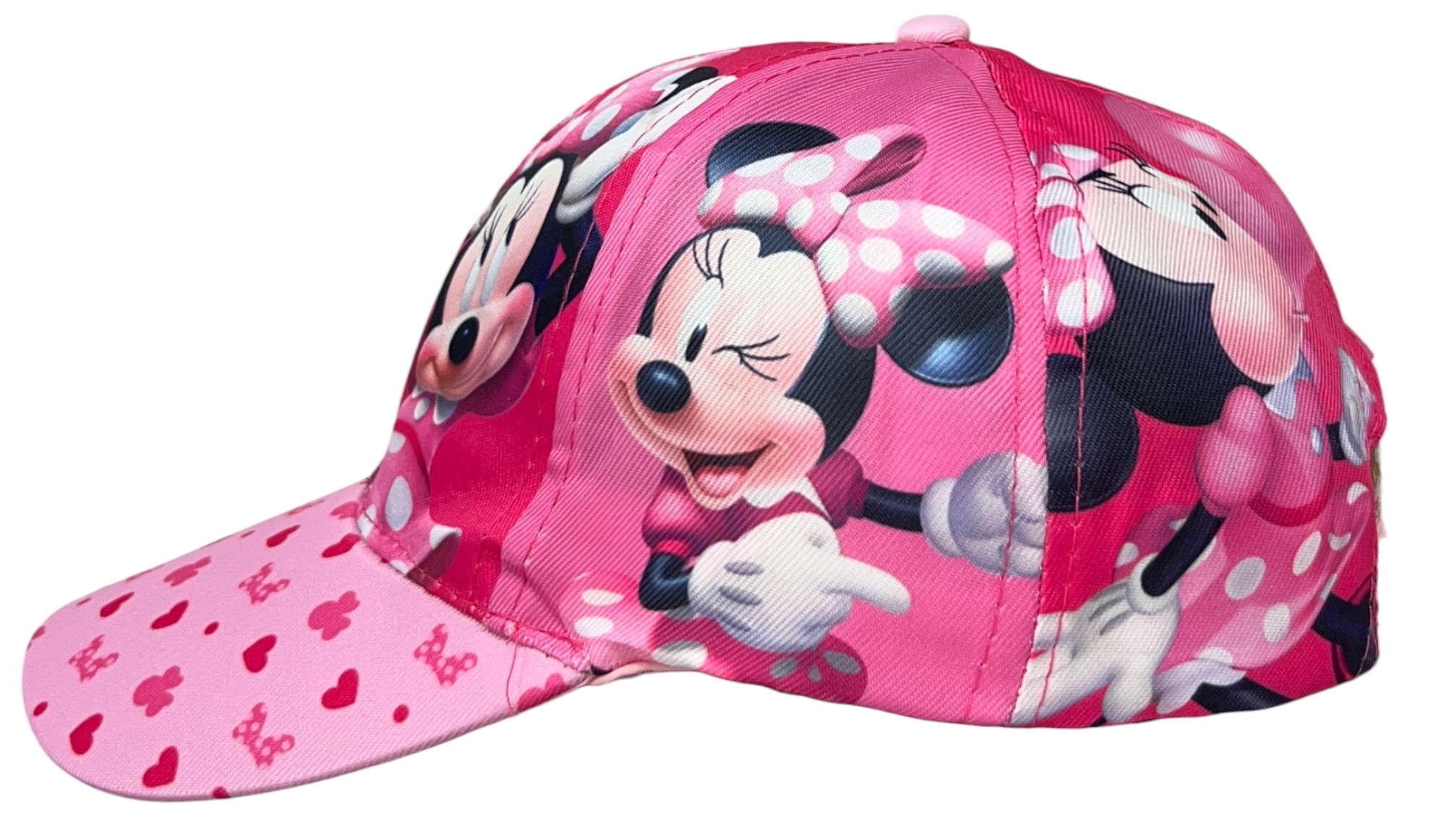 Cappello con Visiera Minnie DISNEY Berretto con Chiusura Regolabile Bambina - Min36-0322