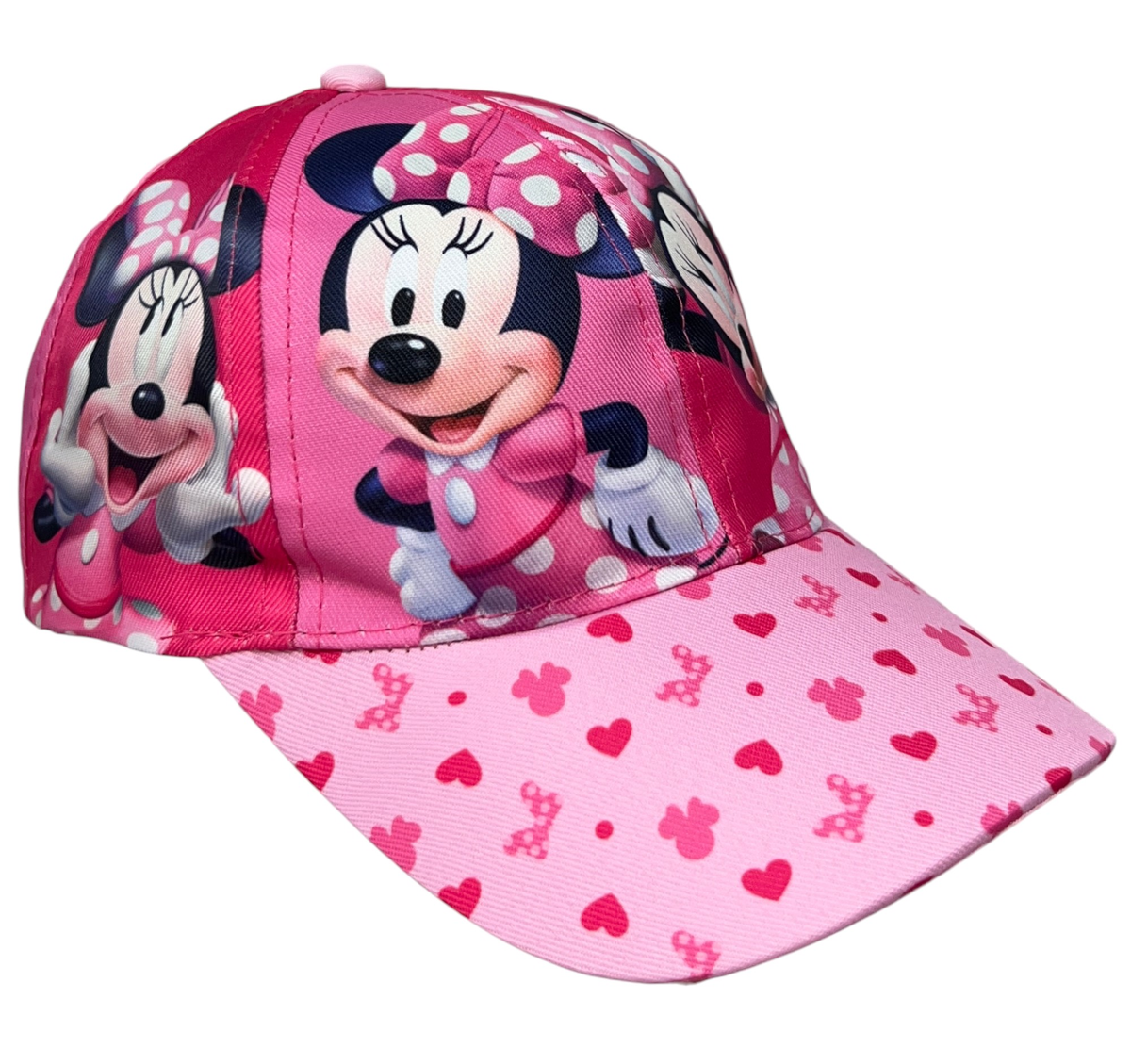 Cappello con Visiera Minnie DISNEY Berretto con Chiusura Regolabile Bambina - Min36-0322