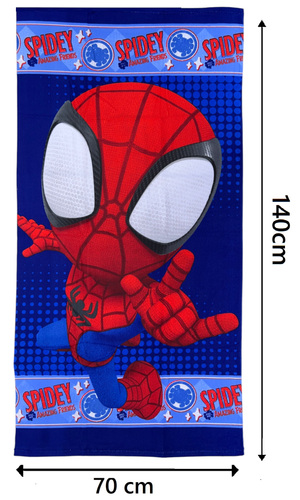 Telo Mare Spidey MARVEL Asciugamano per Bambini in Microfibra CM 140x70 - Spi36-5072