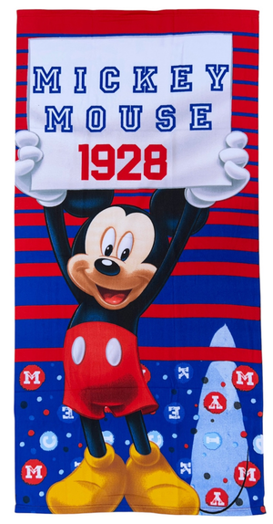 Telo Mare Topolino DISNEY Asciugamano per Bambini in Microfibra CM 140x70 - Mic36-5165