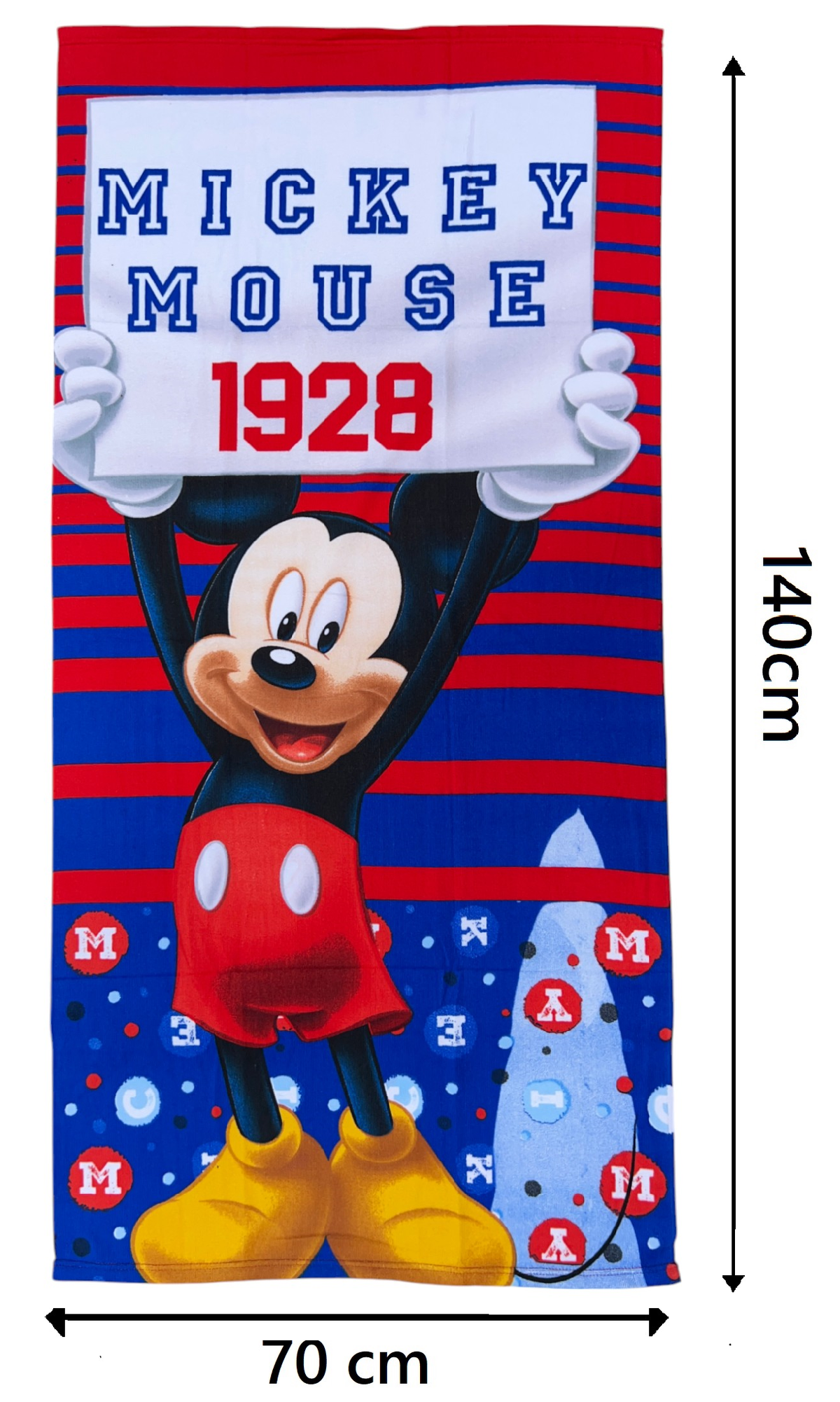 Telo Mare Topolino DISNEY Asciugamano per Bambini in Microfibra CM 140x70 - Mic36-5165