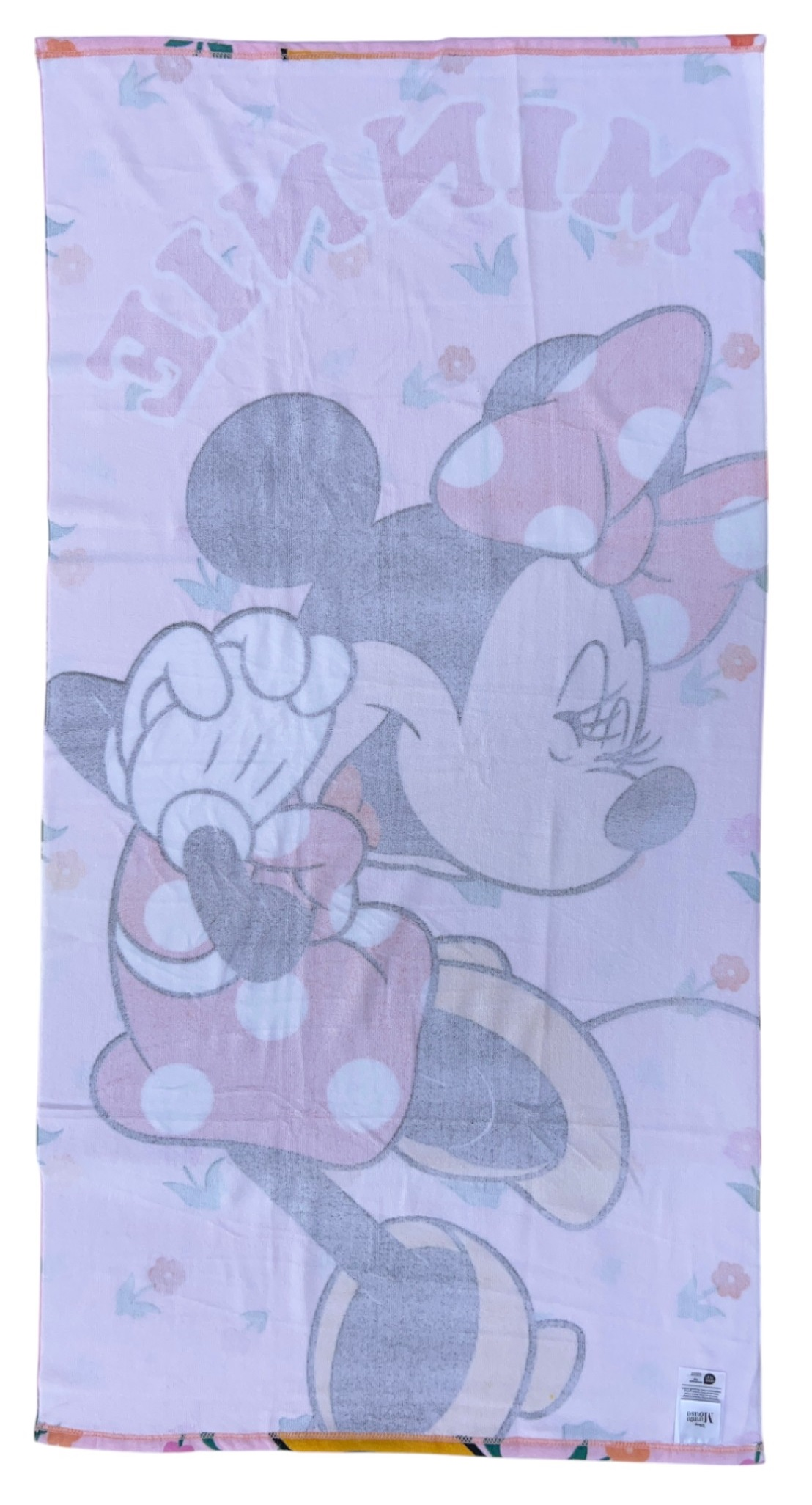 Telo Mare Minnie Flower DISNEY Asciugamano per Bambini in Microfibra CM 140x70 - Min36-5015
