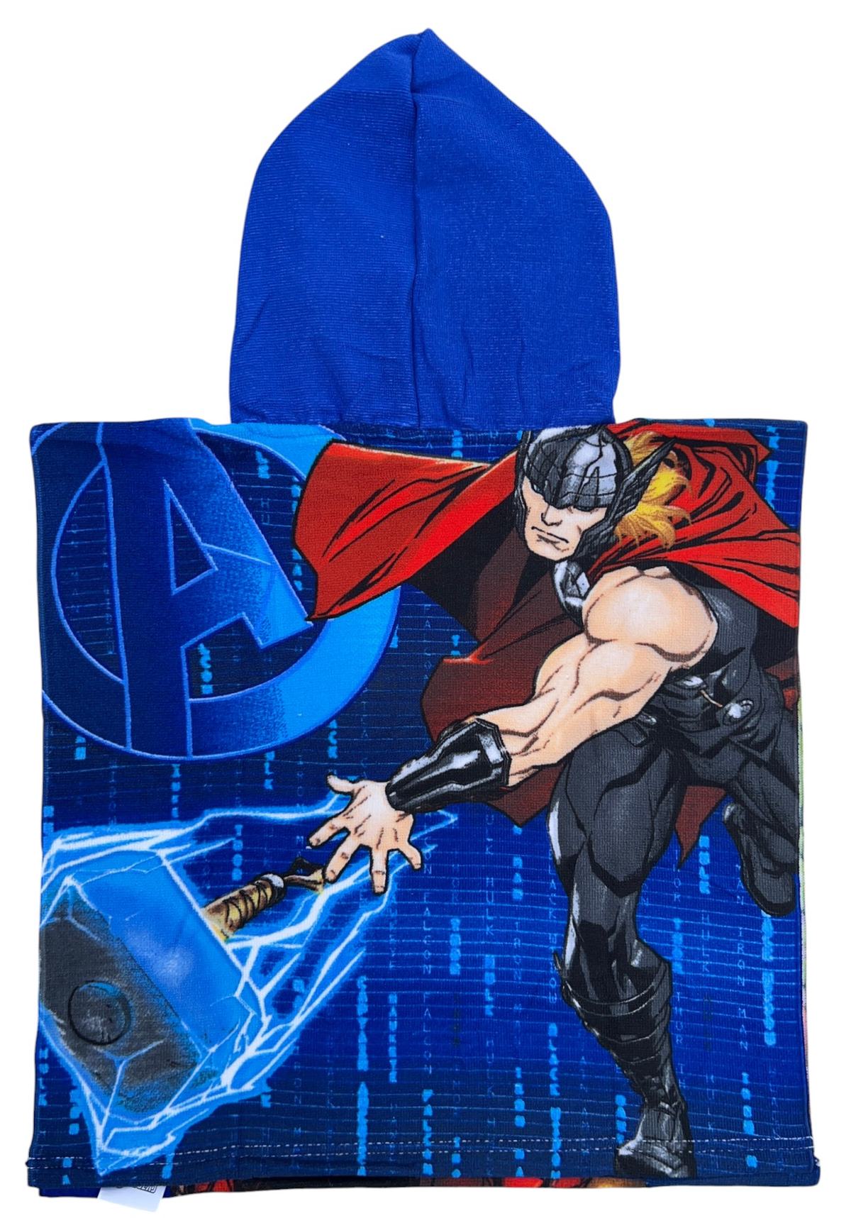 Poncho Mare Avengers MARVEL 100 X 50 CM Accappatoio per Bambini 100% Pl - Ave36-5073