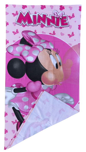 Telo Mare Minnie DISNEY Asciugamano per Bambini in Microfibra CM 140x70 - Min36-5051