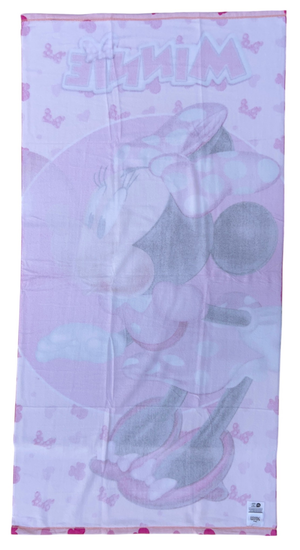 Telo Mare Minnie DISNEY Asciugamano per Bambini in Microfibra CM 140x70 - Min36-5051