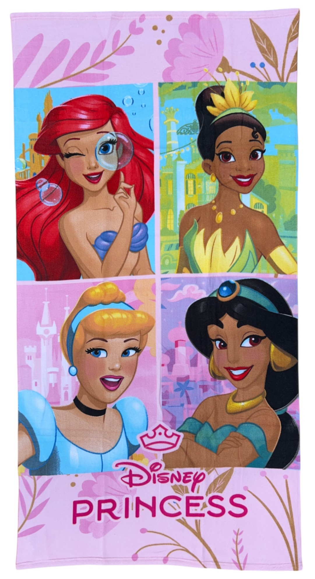 Telo Mare Principesse DISNEY Asciugamano per Bambini in Microfibra CM 140x70 - Pri36-5061
